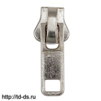 Бегунок на молнию  трактор тип 10  (7700069) цв. никель уп. 5 шт. - швейная фурнитура, товары для творчества оптом  ТД "КолинькоФ"