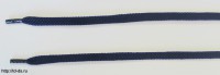 Шнурки кроссовочные дл. 100 см  цв. т.синий шир. 10 мм уп. 10 пар - швейная фурнитура, товары для творчества оптом  ТД "КолинькоФ"