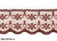 Кружево* арт.133-1 ш.20мм (уп.50ярд) коричневый - швейная фурнитура, товары для творчества оптом  ТД "КолинькоФ"