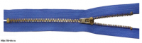Молния джинсовая латунь тип 5 18 см т. голубой уп. 10 шт. - швейная фурнитура, товары для творчества оптом  ТД "КолинькоФ"