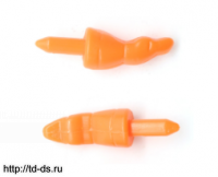Носик-морковка 18 мм арт. 7727100 уп. 10 шт. - швейная фурнитура, товары для творчества оптом  ТД "КолинькоФ"