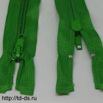 Молния спираль тип 5 70 см  цв. яр.зеленый  уп. 10 шт. - швейная фурнитура, товары для творчества оптом  ТД "КолинькоФ"