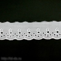 Шитье шир. 50 мм рис.1 белый * (уп.15 ярд) - швейная фурнитура, товары для творчества оптом  ТД "КолинькоФ"