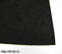 Фетр  листовой жесткий толщ. 1 мм (20х30см) черный  (уп. 12 шт) - швейная фурнитура, товары для творчества оптом  ТД "КолинькоФ"