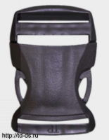 Фастекс (Защелка-трезубец) шир. 32 мм дизайн №2 цв. черный уп. 100 шт. (отеч) - швейная фурнитура, товары для творчества оптом  ТД "КолинькоФ"