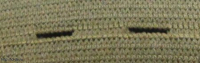 Лента эластичная с перфорацией шир. 20 мм  хаки уп. 25 м.  - швейная фурнитура, товары для творчества оптом  ТД "КолинькоФ"