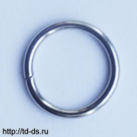 Кольцо металлическое 15 мм цв.никель уп. 100 шт. - швейная фурнитура, товары для творчества оптом  ТД "КолинькоФ"