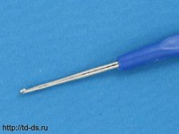 Крючки вязальные с пластмассовой ручкой диам.1,0 мм (уп. 10 шт.) - швейная фурнитура, товары для творчества оптом  ТД "КолинькоФ"