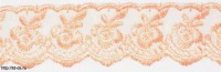 Кружево * ш-3,5 см персик (уп. 10 ярдов) - швейная фурнитура, товары для творчества оптом  ТД "КолинькоФ"