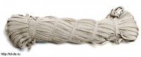 Тесьма эластична 6 мм (резинка продежка ПЭФ-6) цв.белый 100м. - швейная фурнитура, товары для творчества оптом  ТД "КолинькоФ"