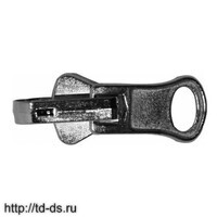 Бегунок поворотный (реверсивный) к молнии трактор тип 8 цв. темный никель уп. 2 шт. - швейная фурнитура, товары для творчества оптом  ТД "КолинькоФ"