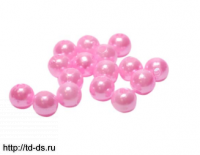Бусины под жемчуг диам. 6 мм  (уп. 250 гр.+/-2473 шт.) розовый-09 - швейная фурнитура, товары для творчества оптом  ТД "КолинькоФ"