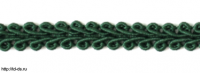 Тесьма отделочная Шанель" шир.12 мм арт.8841 цв. т.зеленый уп. 20 ярд - швейная фурнитура, товары для творчества оптом  ТД "КолинькоФ"