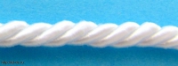 Шнур витой диам. 5 мм уп 10 ярд  белый - швейная фурнитура, товары для творчества оптом  ТД "КолинькоФ"