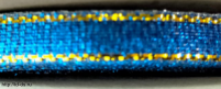 Лента металлизированная (парча)  шир.  6 мм,  уп. 24 ярд  цвет №024 василек - швейная фурнитура, товары для творчества оптом  ТД "КолинькоФ"