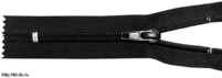 Молния спираль тип7 тесьма  (обувная) 20 см.  черная уп. 10 шт. - швейная фурнитура, товары для творчества оптом  ТД "КолинькоФ"