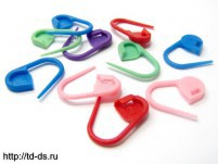 Булавки пластмассовые для петель, уп.1000 шт* - швейная фурнитура, товары для творчества оптом  ТД "КолинькоФ"