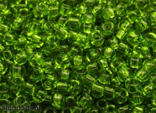 Бисер 12/0  № 7 зеленый прозрачный уп. 450 гр - швейная фурнитура, товары для творчества оптом  ТД "КолинькоФ"