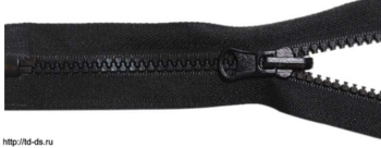 Молния трактор тип 8  с поворотным бегунком 70 см, черный 1 шт. - швейная фурнитура, товары для творчества оптом  ТД "КолинькоФ"