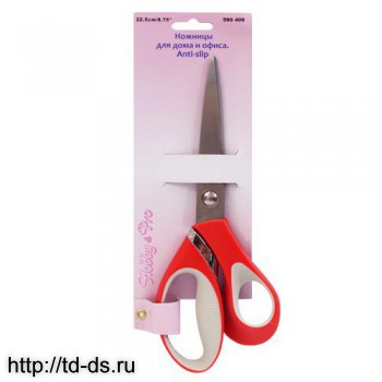 590401 Ножницы для дома и офиса. Anti-slip 19 см/7 ½' Артикул: 7713410  - швейная фурнитура, товары для творчества оптом  ТД "КолинькоФ"