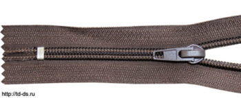 Молния спираль тип7 (обувная) 50 см. т. коричневый  уп. 10 шт.  - швейная фурнитура, товары для творчества оптом  ТД "КолинькоФ"
